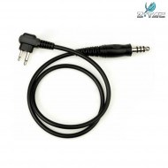 Plug Electronic Ptt Motorola 2 Pin Z-tactical (z124-moto2)