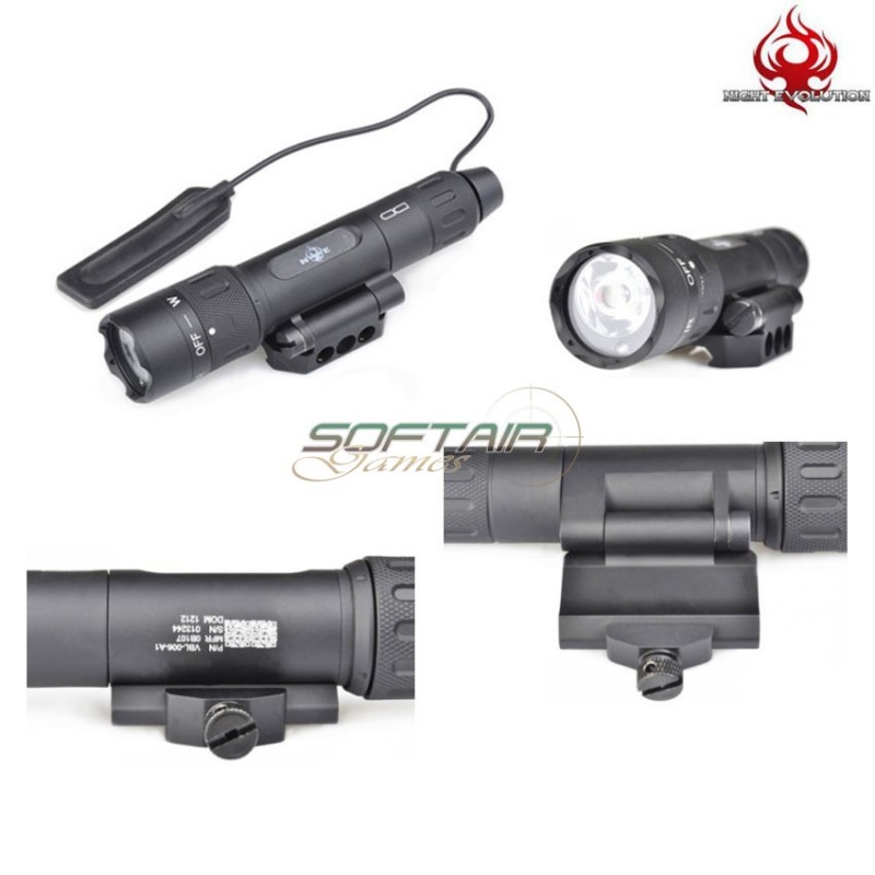 Torcia Wmx200 Rotational Fold Mount Led/ir Black Night Evolution (ne08036-bk)
