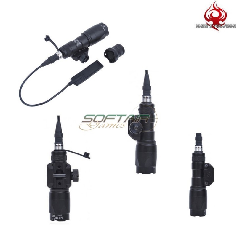 Flashlight M300a Mini Scout Led Black Night Evolution (ne04001-bk)