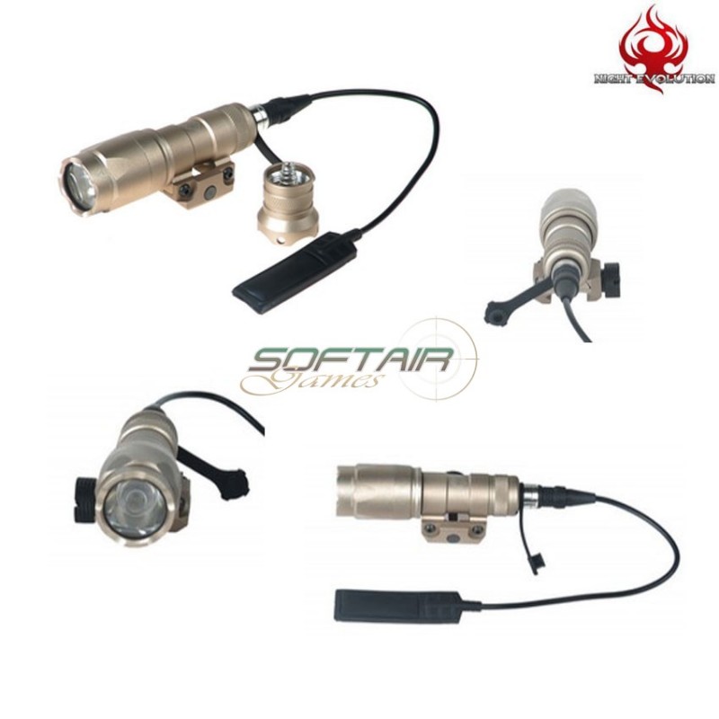 Flashlight M300a Mini Scout Led Dark Earth Night Evolution (ne04001-de)