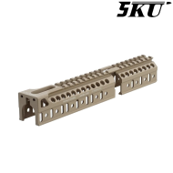 5KU B-30U AK Long Handguard CNC Picatinny