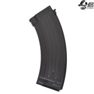 Caricatore mid-cap 190 colpi AK nero metallo J.G. WORKS® (E-X042)