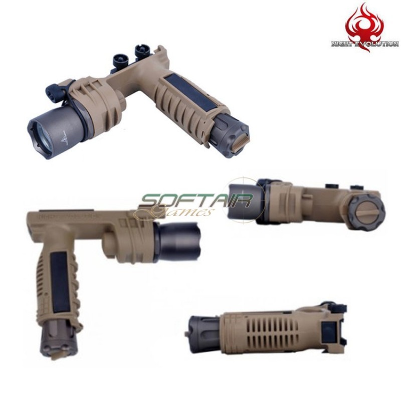 Vertical Foregrip Flashlight M910a Led Dark Earth Night Evolution (ne03001-de)