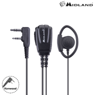 Midland MA24 Lk headset mic 2 pin Kenwood