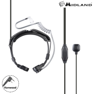 Midland MA39-LK Throat Mic Kenwood 2-Pin