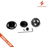 Set Ingranaggi 12:1 V2/V3 Elicoidali + Pignone Solink (SM-121-H-HOLLOW)