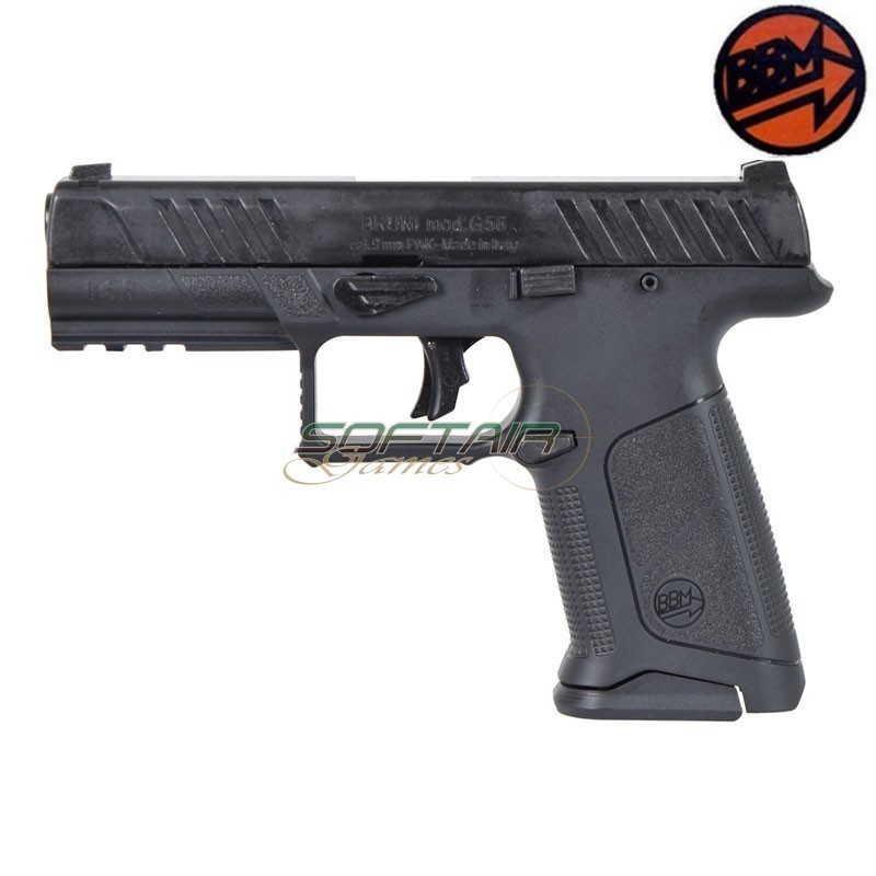 Pistola a salve G56 9mm top firing nera BRUNI GUNS® (BR-5601)