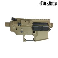 Body M4 AEG DARK EARTH in metallo MUR Type Mil-Sim (MS-129A-DE)
