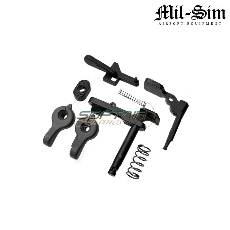 Body 416 A5 aeg BLACK in metallo Mil-Sim (MS-315A-BK)