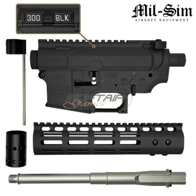 Full Kit Body N4 DEVGRU BLACK Milsim (ms-901c-bk)