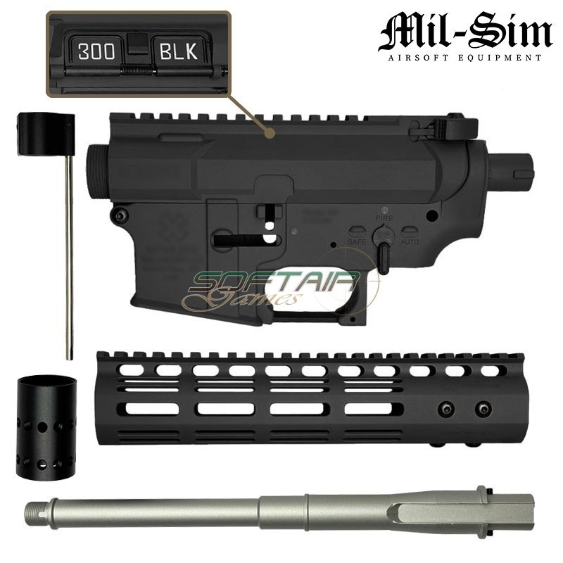 Full Kit Body N4 DEVGRU BLACK Milsim (ms-901c-bk)