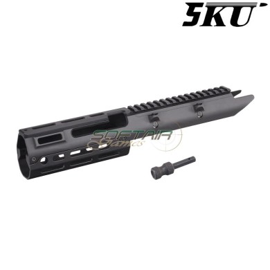 Handguard con Leva di Armamento per Cyma MP5 5KU (5KU-403-BK)