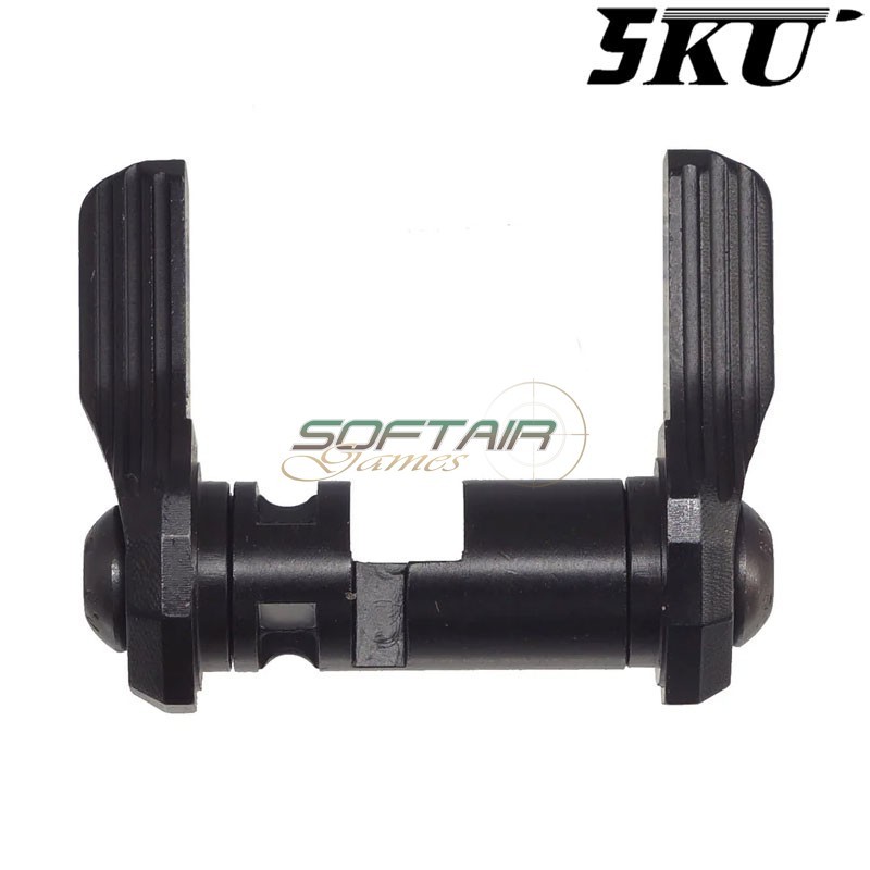 Selettore ambidestro KAC style MWS M4 GBB in acciaio CNC 5KU® (5KU-MWS-25)