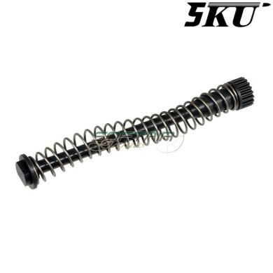 130% recoil spring guide M17 P320 steel 5KU® (5KU-GBVM001BK)