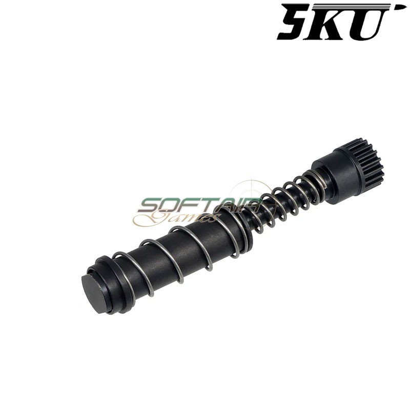 130% recoil spring guide M18 P320 steel 5KU® (5KU-GBVM002BK)