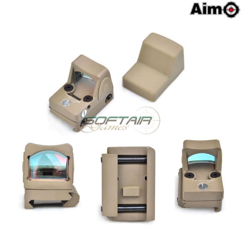 Red Dot Rmr Reflex Sight Style Dark Earth Aim-o (ao1006-de)
