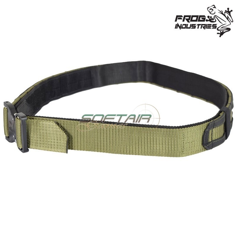 Knight Belt tactical belt Olive Drab nylon Frog Industries® (WO-BA22V)
