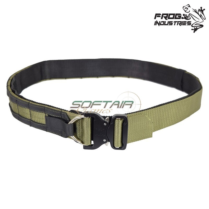 Knight Belt tactical belt Olive Drab nylon Frog Industries® (WO-BA22V)