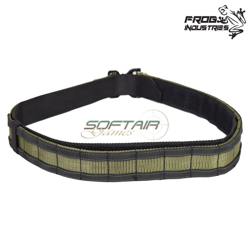 Knight Belt tactical belt Olive Drab nylon Frog Industries® (WO-BA22V)