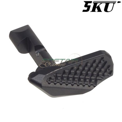 Black Thumb Rest takedown lever P320 M17 M18 CNC aluminum 5KU® (5KU-GBVM005BK)