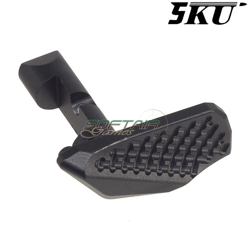 Leva smontaggio Thumb Rest P320 M17 M18 nera in alluminio CNC 5KU® (5KU-GBVM005BK)