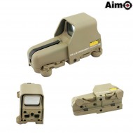 Eotech 553 Style Red Dot Dark Earth Aim-o (ao5019-de)