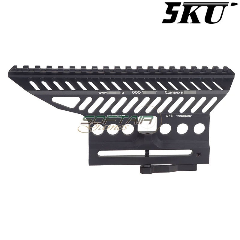 Slitta ottica B-13 style Saiga-12K 20mm in alluminio CNC 5KU® (GBTM12K005)