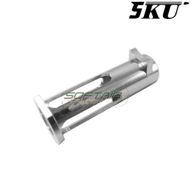 Tappo guida molla recoil Hi-Capa leggero in alluminio CNC 5KU® (5KU-GB-216-SV)