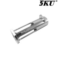 Tappo guida molla recoil Hi-Capa leggero in alluminio CNC 5KU® (5KU-GB-216-SV)