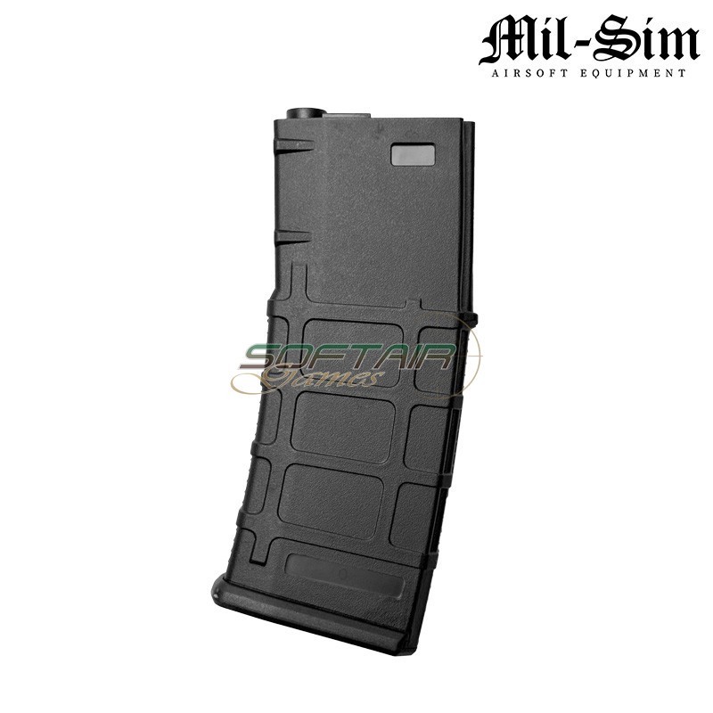 Mid-Cap 120bb P-MAG BLACK for M4 Mil-Sim (MS-PM120-BK)