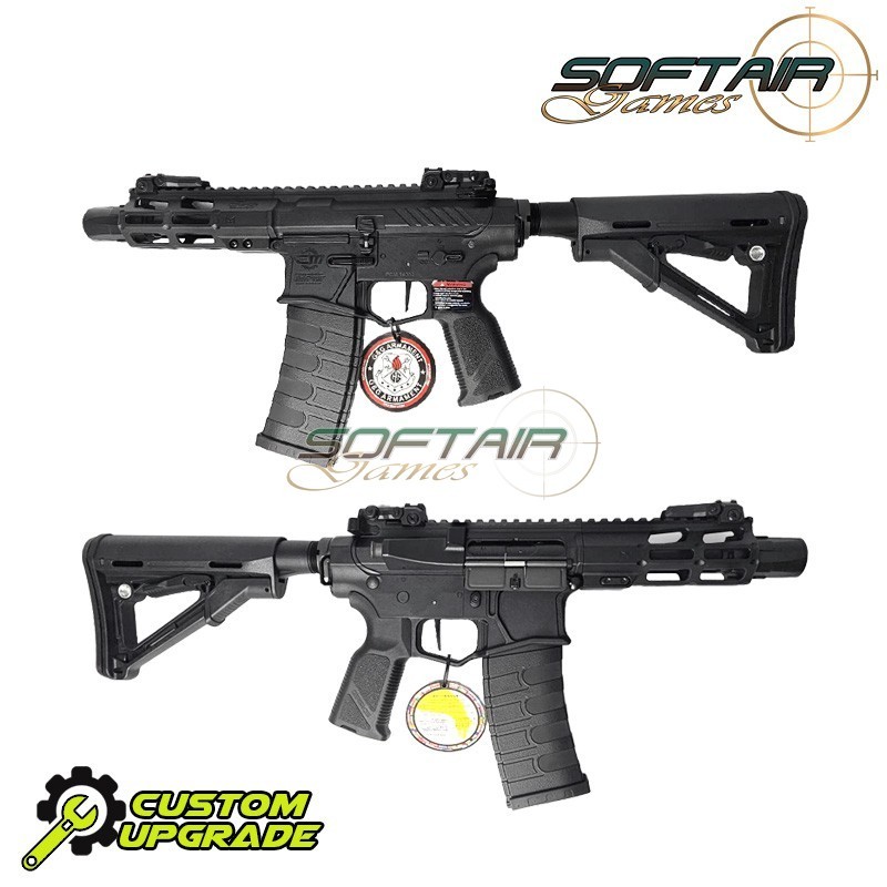Fucile elettrico CM16 BATTO PDW Custom Liv.2 G&G by SoftairGames (sgw-28-bk)