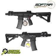 Electric rifle CM16 BATTO PDW Custom Liv.2 G&G by SoftairGames (sgw-28-bk)