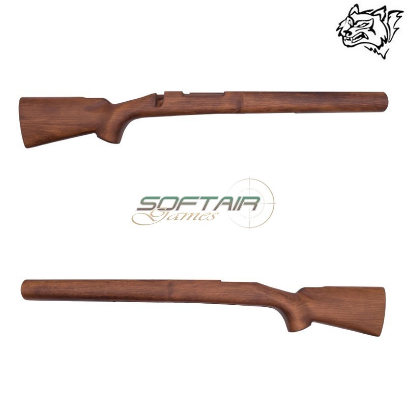 One-piece real wood stock M24 SNOW WOLF® (SW-M24WK)