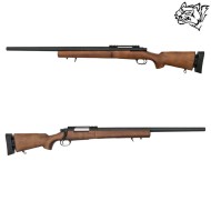 Bolt action sniper rifle M24 wood and metal SNOW WOLF® (SW-04WD)