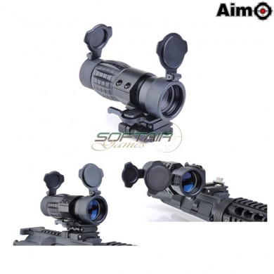 Magnifier 4x Fxd Et Style Black Aim-o (ao5338-bk)