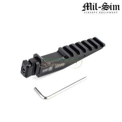 Supporto mount Picatinny BLACK per T1 Mount MilSim Series (ms-02016-bk)