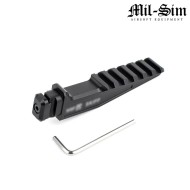 Support mount Picatinny BLACK for T1 Mount MilSim Series (ms-02016-bk)