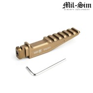 Supporto mount Picatinny DARK EARTH per T1 Mount MilSim Series (ms-02016-de)