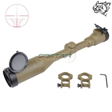Illuminated scope 3-9x50 BDC TAN SNOW WOLF® (SW-0220)