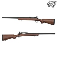Fucile sniper bolt action VSR-10 legno e metallo SNOW WOLF® (SW-10W)
