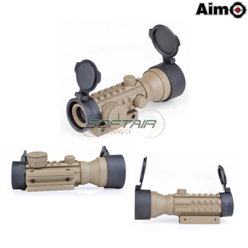 Red Dot 2x42 Scope Dark Earth Aim-o (ao3013-de)