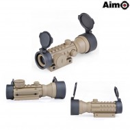 Red Dot 2x42 Scope Dark Earth Aim-o (ao3013-de)