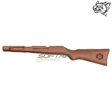 One-piece real wood stock M1938 SNOW WOLF® (SW-1938WK)