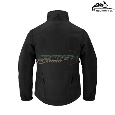 Soft Shell Gunfighter Jacket BLACK SharkSkin Windblocker membrane Helikon-tex® (ht-ku-gun-fm-01)