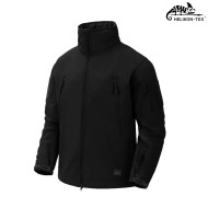 Soft Shell Gunfighter Jacket BLACK SharkSkin Windblocker membrane Helikon-tex® (ht-ku-gun-fm-01)