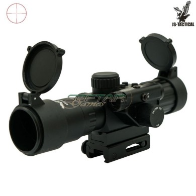 4x30 scope with integrated red laser JS-TACTICAL® (JS-4X30IR)