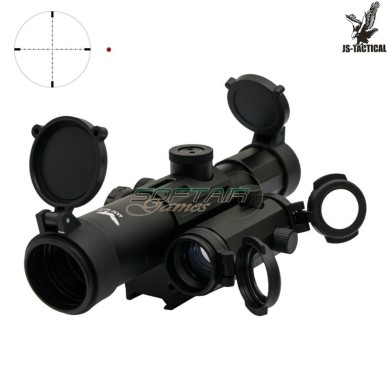 Ottica 4x32 con Red Dot integrato nero JS-TACTICAL® (JS-4X32M1)