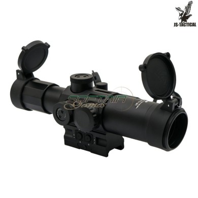 Ottica 4x32 con Red Dot integrato nero JS-TACTICAL® (JS-4X32M1)