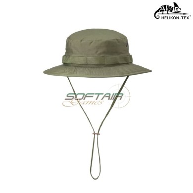 Boonie Hat PolyCotton Ripstop OLIVE GREEN Helikon-Tex® (KA-BON-PR-02)