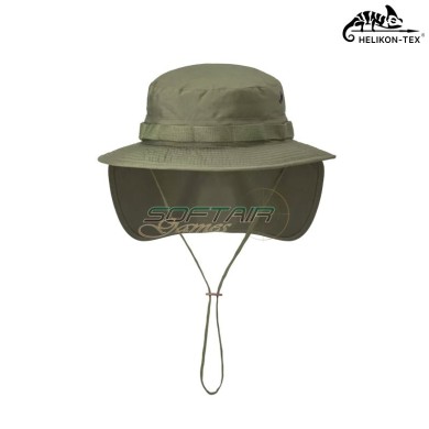 Boonie Hat PolyCotton Ripstop OLIVE GREEN Helikon-Tex® (KA-BON-PR-02)